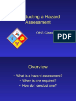 Conducting A Hazard Assessment