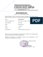 SURAT REKOMENDASI PINDAH SISWA - Panji Saputra