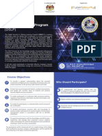 Brochure Digital Security & Lifelong Learning Program (DSLP) - Cyber