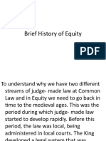 Brief History of Equity Lesson 1
