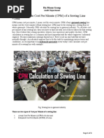 Essential IE Formulas for Garment Industry | PDF