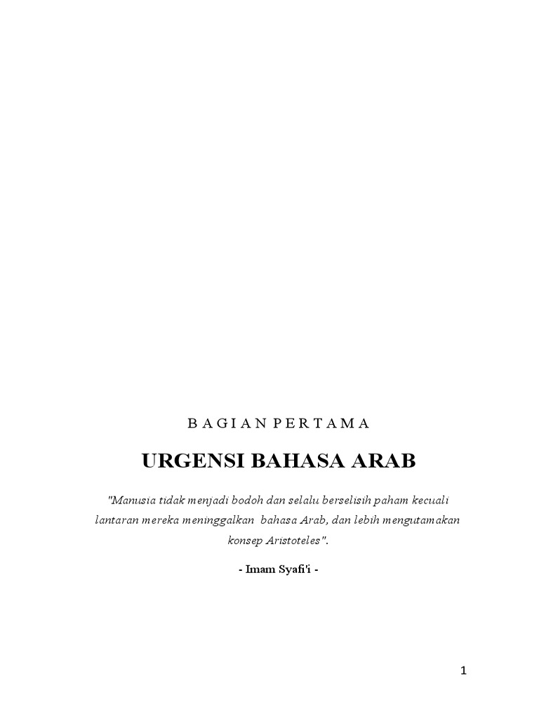Buku Bahasa Arab | PDF