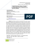 Economic Growth, Bilateral Trade and Trade Embodied PM2.5 Emissions in India and Bangladesh