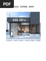 Business Plan - Algia Cafe