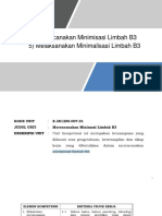 9 & 10. Merencanakan Minimisasi Limbah B3