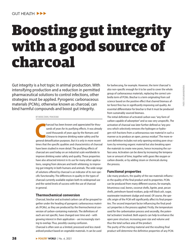 Carbovet Boosting Gut Integrity With The Right Charcoal Source PW