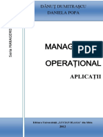 Management Operational Aplicatii