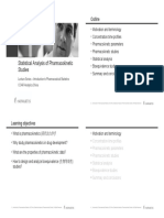 4 - Statistcal Analysis of Pharmacokinetic Studies Lecture 4