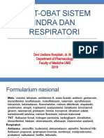 Obat-Obat Sistem Indra Dan Respiratori 2019
