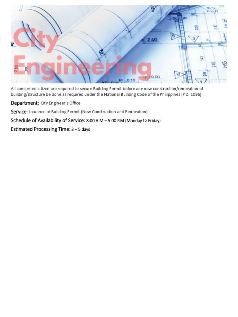 Official site of Cavite City Issuance of Building Permits (New