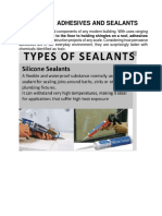 Chapter 8 Sealants&adhesives