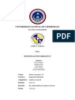 Investigacion Formativa QUÍMICA