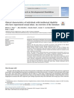 Clinical Characteristics of Individuals With Intellectual Disability T Who Have Experienced Sexual Abuse. An Overview of The Literature