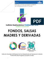 Fondos, Salsas Madres y Derivadas