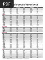 Filter Cross Reference Guide | PDF | Motor Vehicle