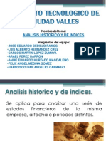 Analisis Historico y de Indices