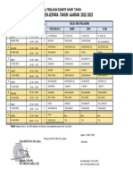 Jadwal Peniln Akhir Tahun Sma Kab. Jepara TP 2022 - 2023