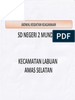 Jadwal Keagamaan