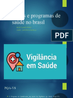 Ações e Programas de Saúde No Brasil
