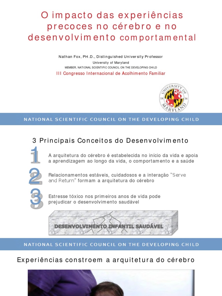 NATHAN FOX - O Impacto Da Experiência Precoce No Desenvolvimento ...