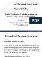 3 Lection - Trade, Tariffs, Integration