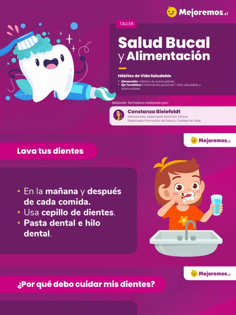 Salud Bucal y Alimentación 1º A 5º Básico | PDF