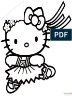 Coloriage Hello Kitty 10 PDF Gratuit A Imprimer
