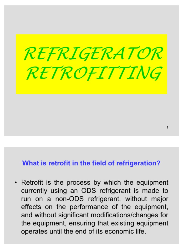 Refrigerant Retrofitting PDF