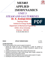 Unit 3 - Steam and Gas Turbines