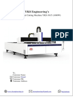 Yks 3015 Fiber Laser Metal Cutting Machine