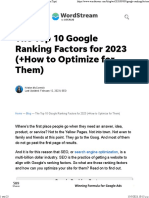 The Top 10 Google Ranking Factors (+optimization Tips)