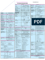 AP Calculus AB Formula Sheet