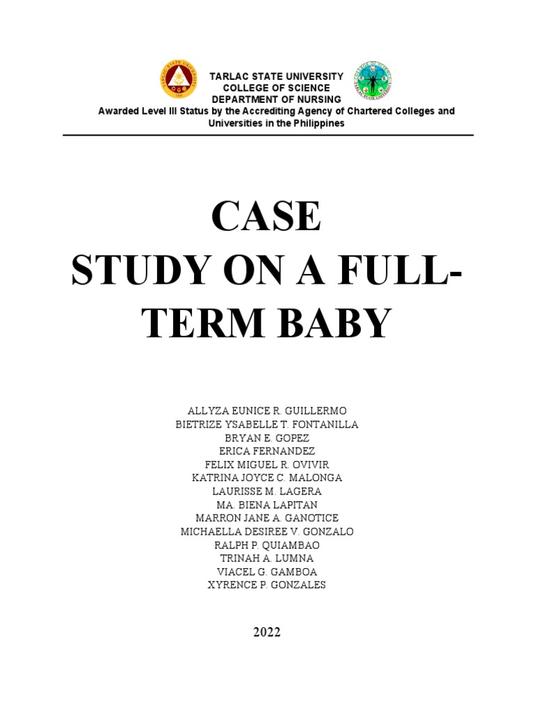Case Study FullTerm Baby PDF Breastfeeding Twin