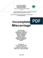 G3 - Incomplete Miscarriage