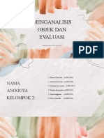 Evaluasi Pembelajaran