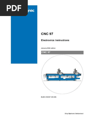 Manual CNC97 Bystronic | PDF | Power Supply | Voltage