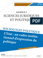 L'Etat - Un Cadre Institutionnel D'expression Du Politique