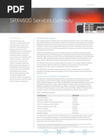 Juniper SRX4600 Services Gateway - datasheet-MAR-2018