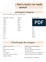 Terminologias e Classificações Cirúrgicas