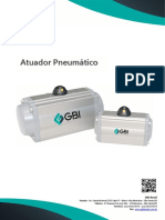 Atuador Pneumático GBI BRASIL