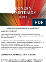 Dones y Ministerios Clase 2