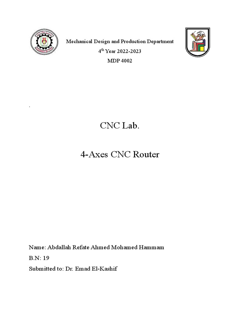 Abdallah Refate Ahmed Bn.19 CNC Lab Report PDF