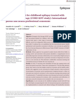 Epilepsia - 2023 - Carroll - A Core Outcome Set For Childhood Epilepsy Treated With Ketogenic Diet Therapy CORE KDT Study