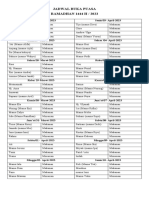 Jadwal Buka Puasa 2023