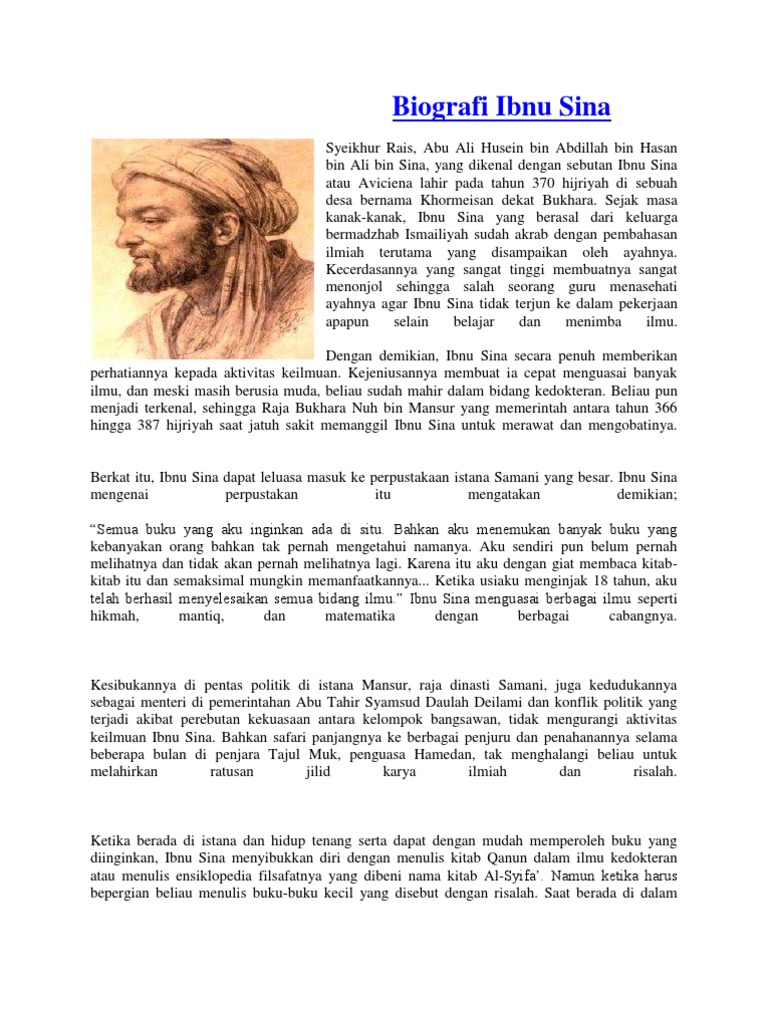 Biografi Ibnu Sina Pdf