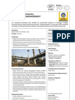 Manufacturing Industry Car Parking Management at Plant Site: Case Study