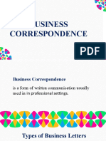 Business Correspondence