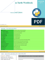 Python Turtle Lesson 2 - Workbook