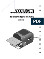 Lijadora disco TG 125 E  Proxxon