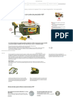 Sierra de Mesa Circular Con Corte de Precisión FET - Proxxon
